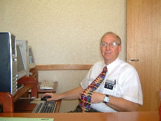 Elder Armstrong at the Office